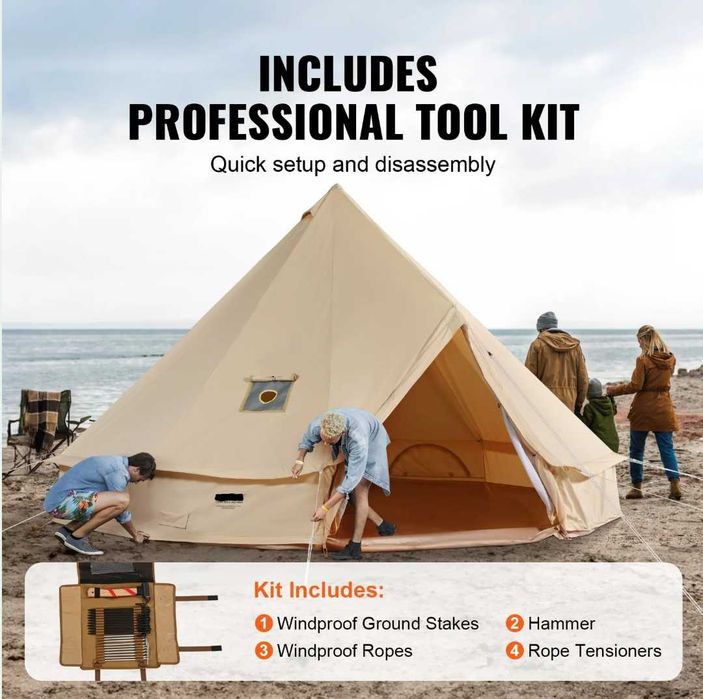 Tenda 6m de Sino em lona