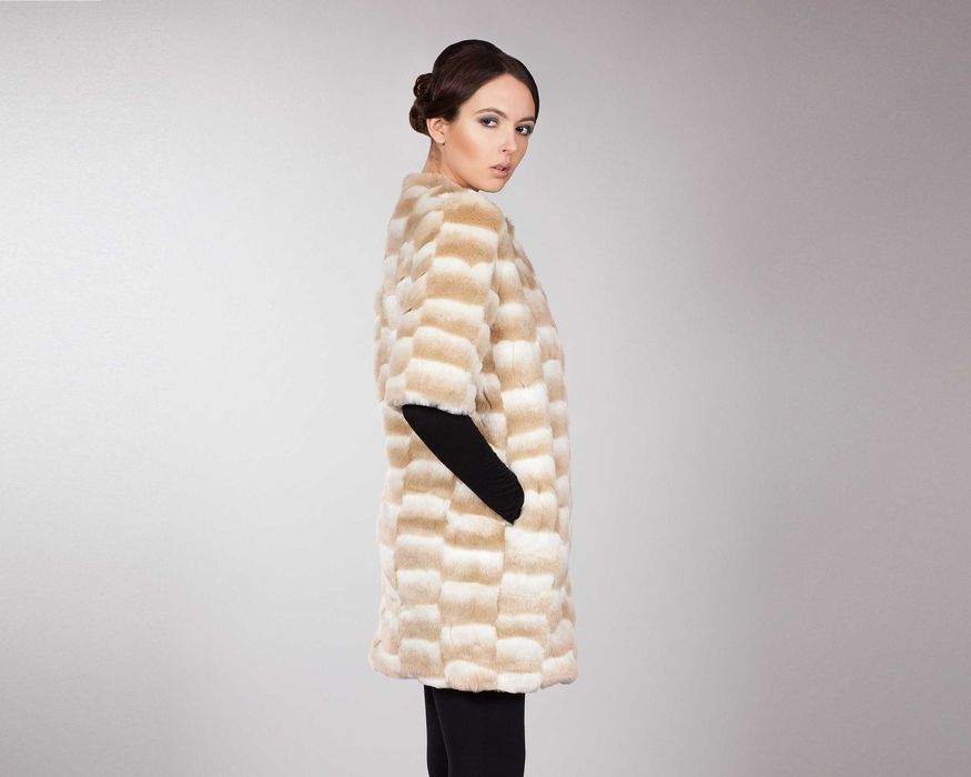 Жіночий жакет ARTFUR з еко-хутра. Штучне хутро - Шиншила