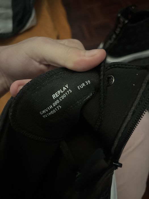 Sapatinha da replay de cano alto