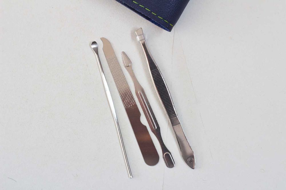 Kit cortas unhas e manutenção portatil