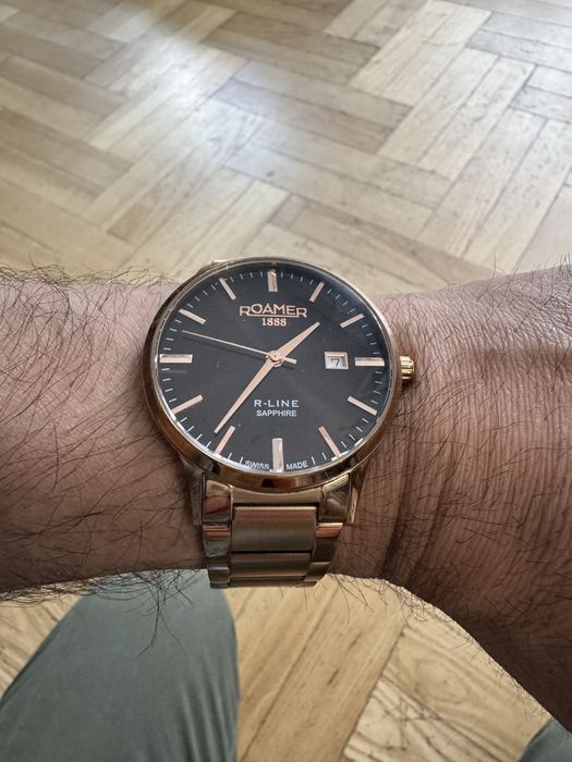 Roamer R-Line złoto różowe