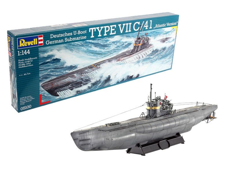 STATEK 1/144 Revell 05100 okręt podwodny SUBMARINE TYPE VIIC/41