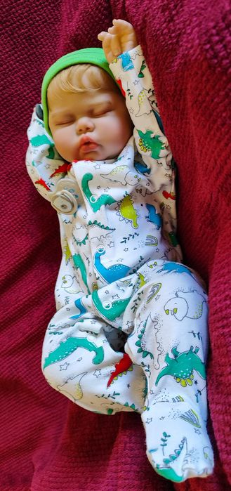 Кукла лялька пупс реборн 55 см сплюшка