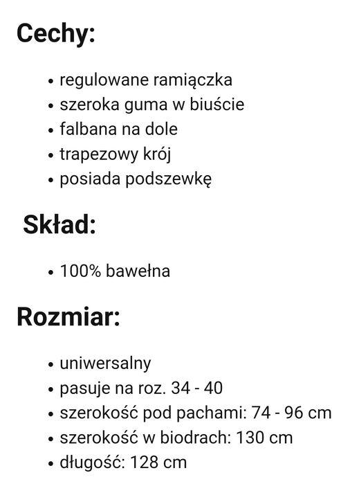 Sukienka różowa Freya rozmiar 34-40
