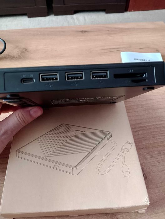 Zewnętrzna nagrywarka DVD CD, zew. odtwarzacz DVD