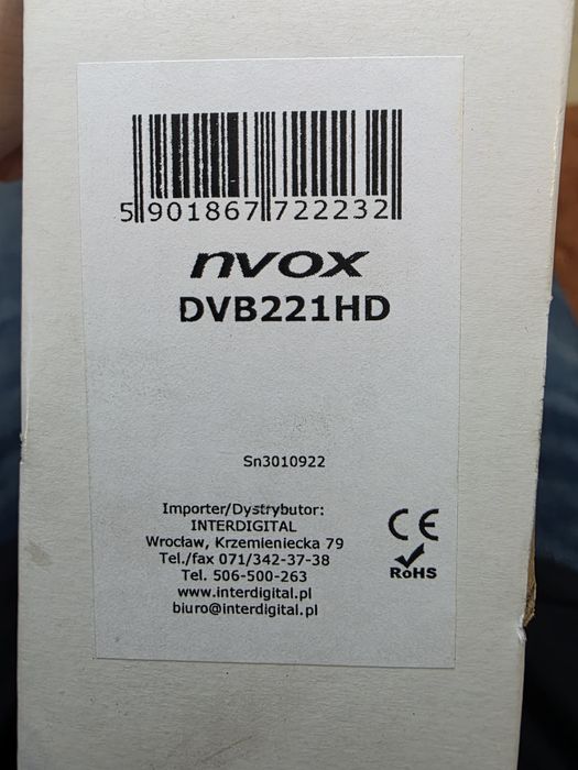 Tuner cyfrowy tv dvb T2 H.265 HEVC hdmi do samochodu dekoder 12V