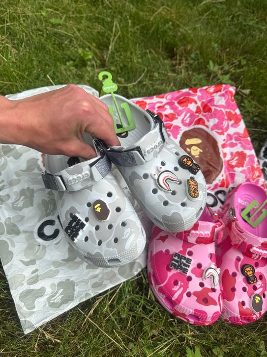 ‼️Розпродаж ‼️ Crocs x Bape/ крокси бейп