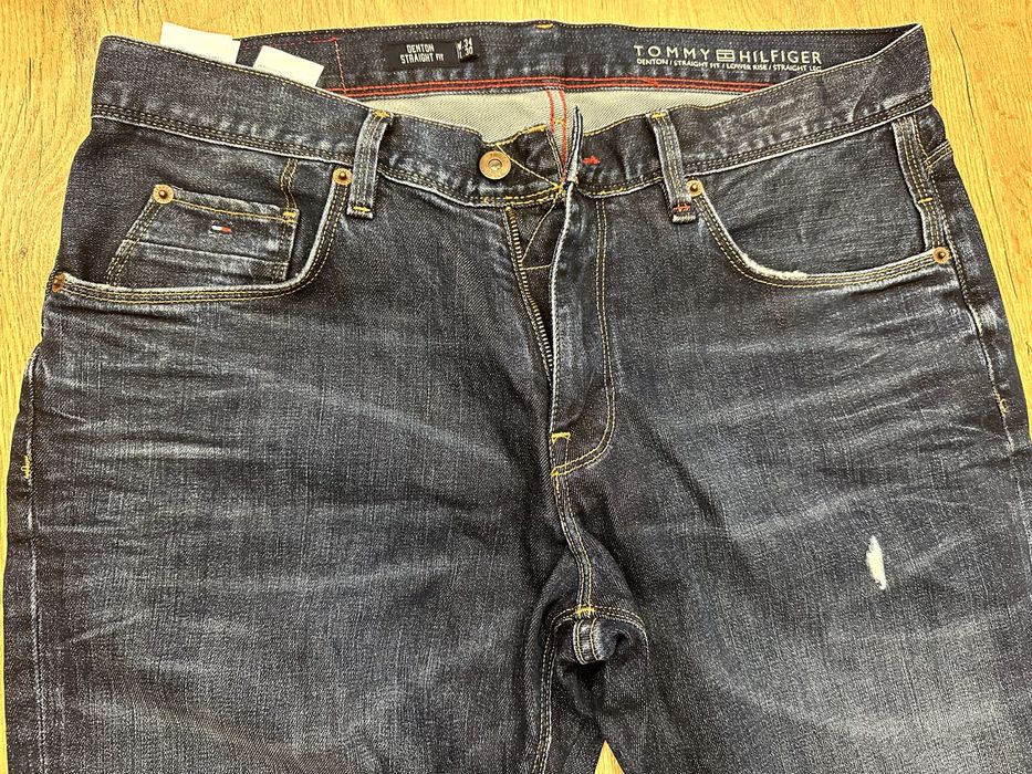 Tommy Hilfiger dżinsy granatowe w34\l30