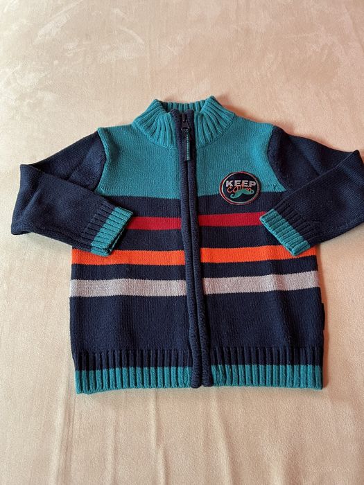 Sweter sweterek rozpinany na zamek Coccodrillo 86 cm