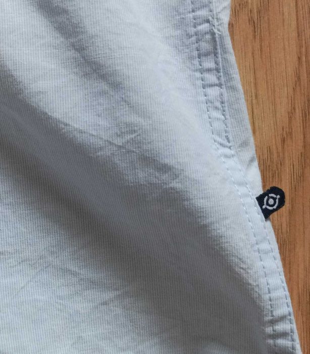 Camisa manga curta Bonobo, azul L slim fit como nova