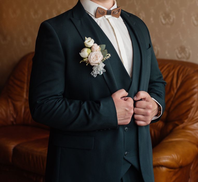 Костюм чоловічий andreas moskin темно-зелений розмір 56