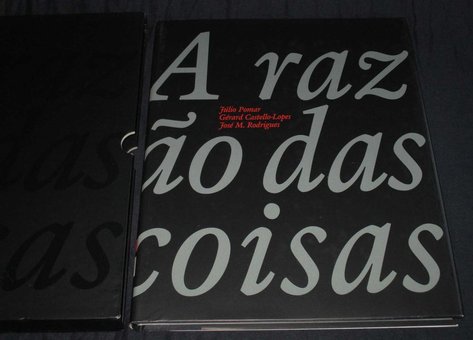 Livro A Razão das Coisas Júlio Pomar Gérard Castello-Lopes