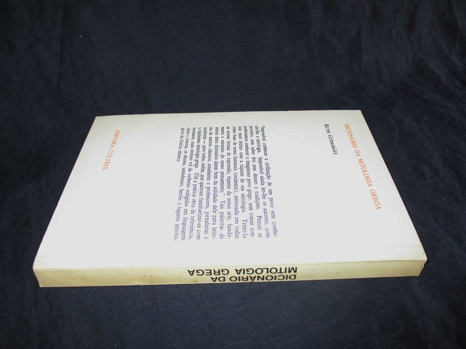 Livro Dicionário da Mitologia Grega Ruth Guimarães