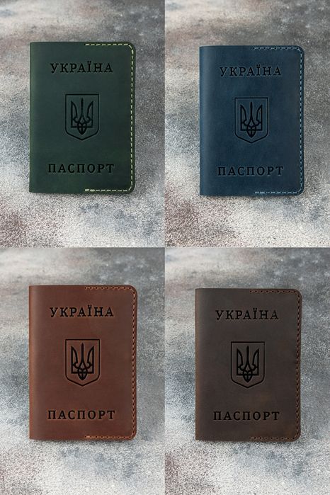 Мужской кожаный кошелек / Шкіряний гаманець / Ручная работа / Подарок