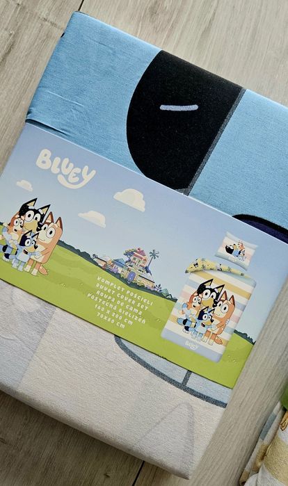 Bluey pościel i przescieradło