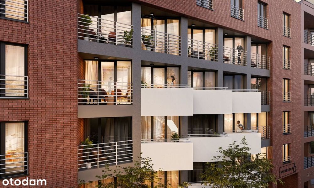2-pokojowe mieszkanie 48m2 + balkon Bezpośrednio