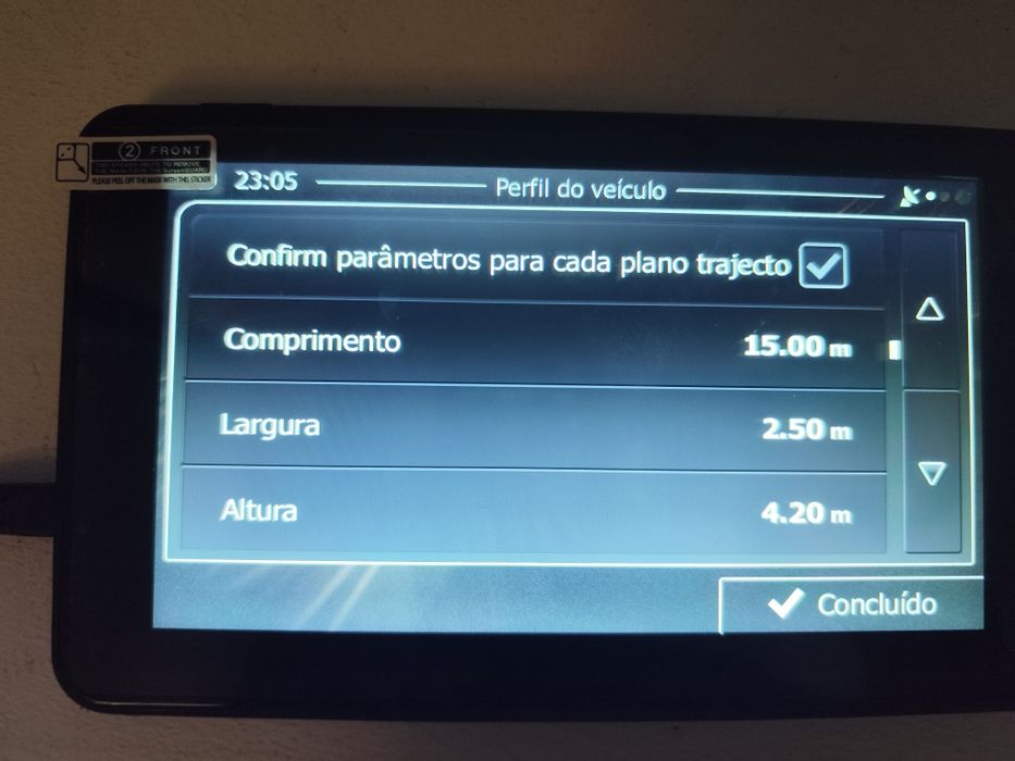 GPS camião como novo