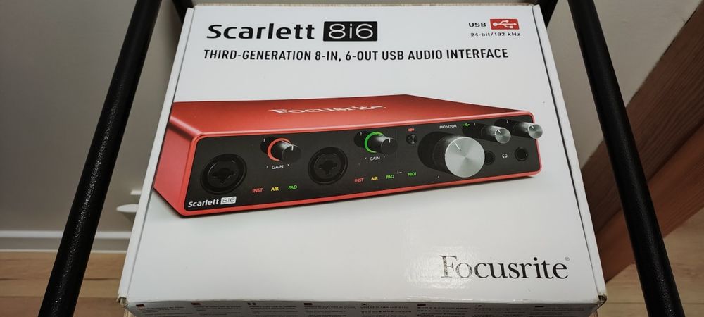 Focusrite Scarlett 8i6 – interfejs audio USB