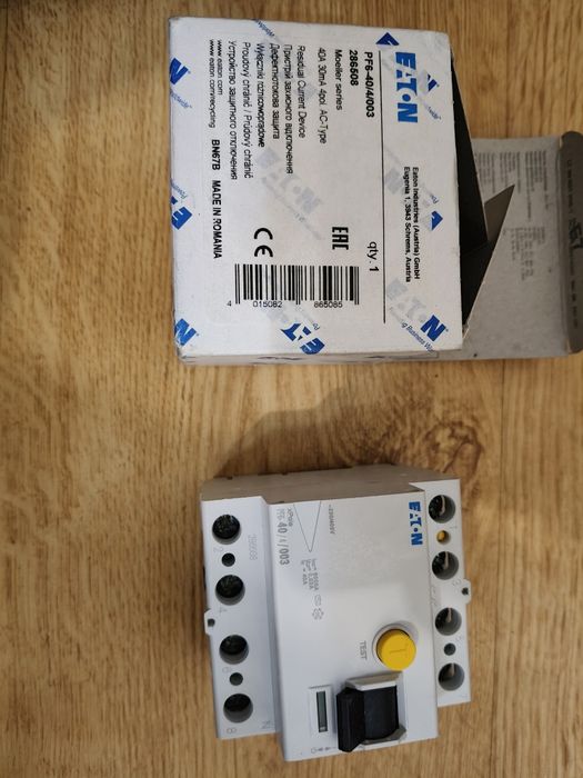 УЗО PF6-40/4/003, Диф. автомат 20 А, 30 мА, PFL6-2