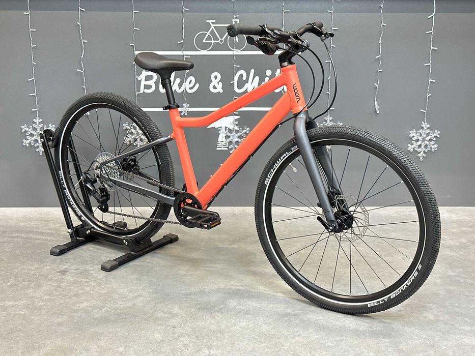 Rowerek dziecięcy WOOM EXPLORE 5 Neon Coral 7-11lat 125-145cm WYSYŁKA