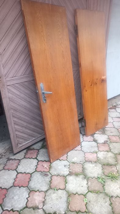 Двері дубові полотна бу