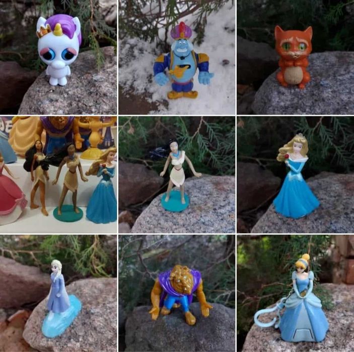 Фигурка игрушка принцесса Дисней Красавица и чудовище Холодное сердце