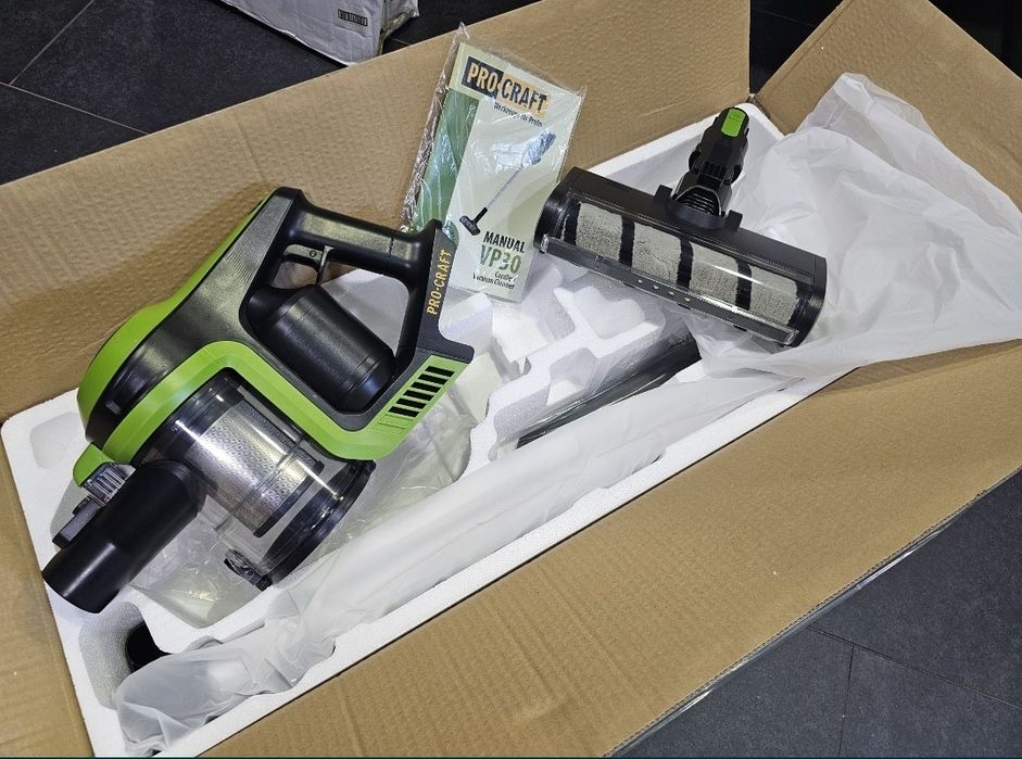 Аккумуляторный Пылесос Procraft VP30 Бесщеточный двигатель Гарантия 36