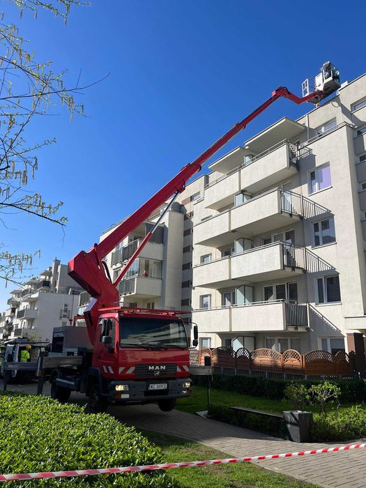 Podnośnik koszowy, wynajmę wysięgnik, zwyżka