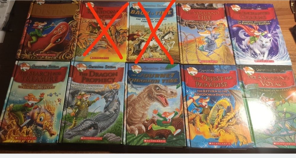 Pakiet książek Geronimo Stilton PO ANGIELSKU
