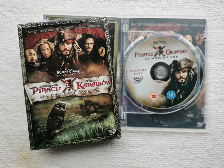 Piraci z Karaibów DVD Trylogia