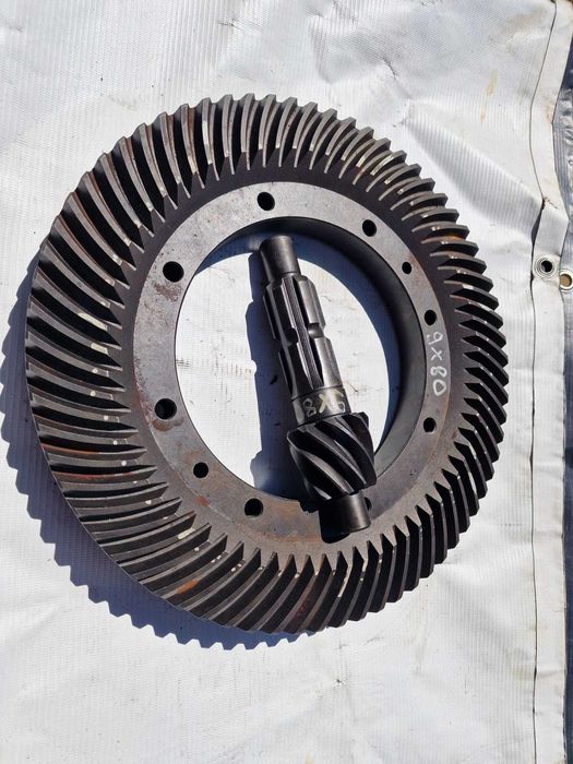 Koła zębate Przetrząsarka do siana zgrabiarka 9-80