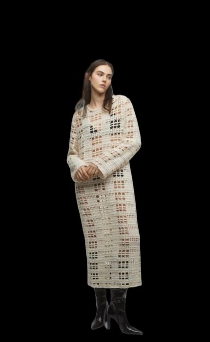 Nowa ażurowa sukienka