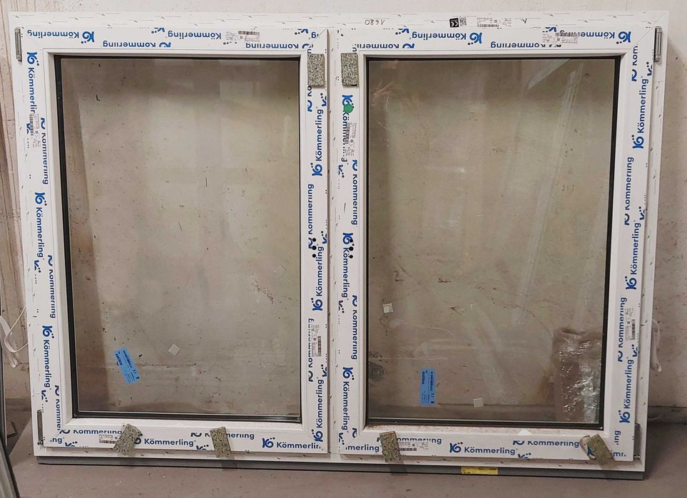 OKNO 1680 X 1220 białe dwuskrzydłowe