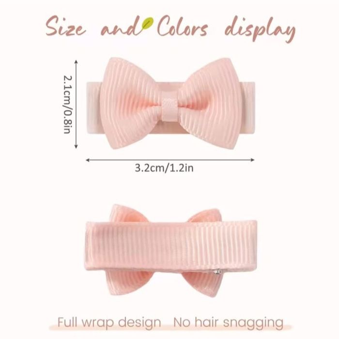 Заколка  бантик 118 шт .