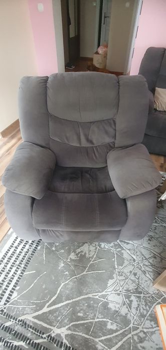 Kanapa + 2 fotele z relaxem