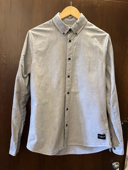 Чоловіча сорочка Сalvin Klein Jeans, хлопок, розмір М