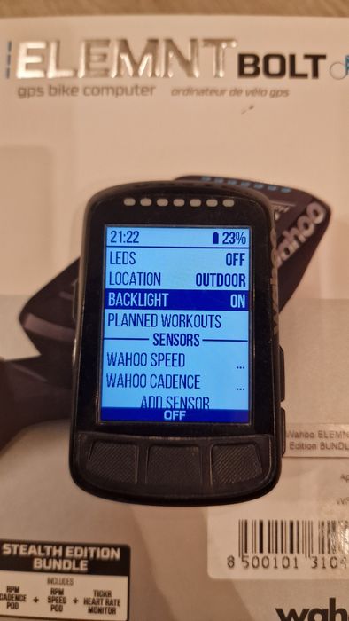 Велокомпютер wahoo element bolt