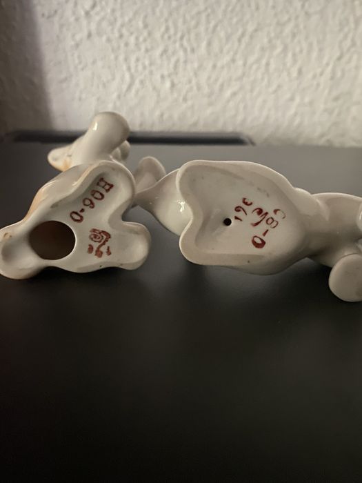 2 Figurki porcelana Płonne vintage