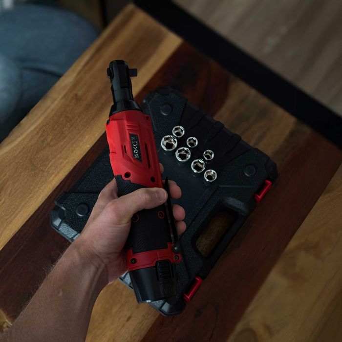 Grzechotka Udarowa Na Baterie DUŻY ZESTAW Dla Serwisanta Rowerów