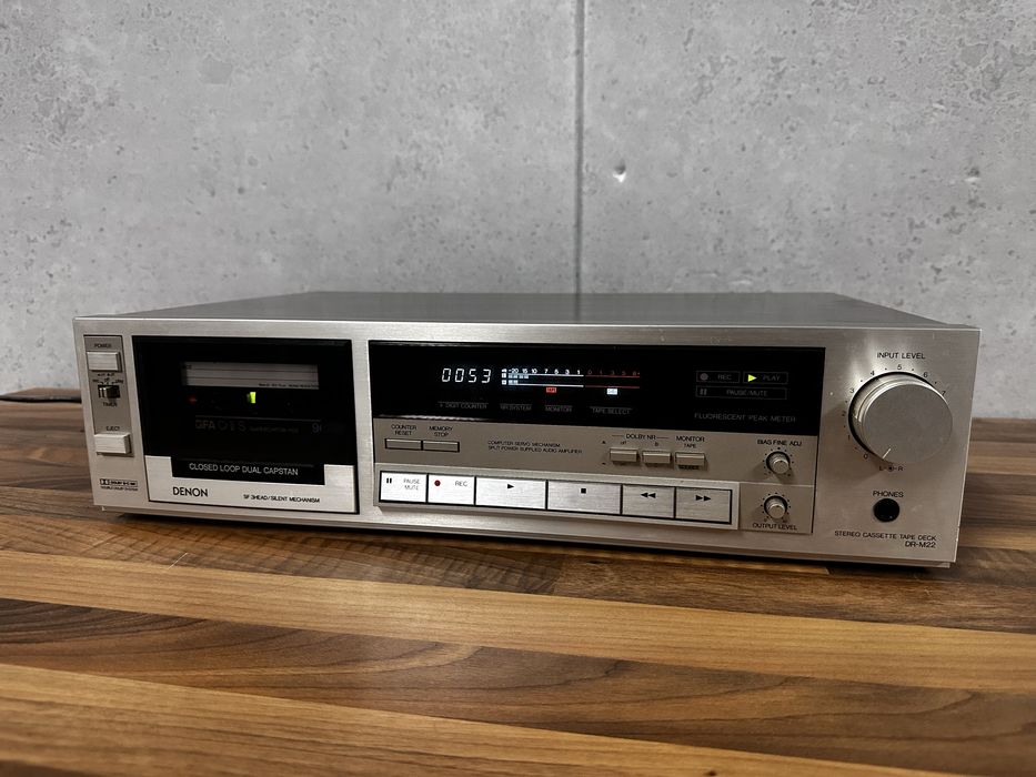 Denon DR-M22 - magnetofon/deck 3 głowice, vintage, ladny stan