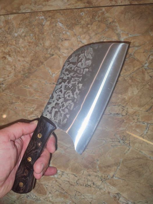 Ніж Satori Sakuri топор / Ніж Серб / Кований кухоний тесак