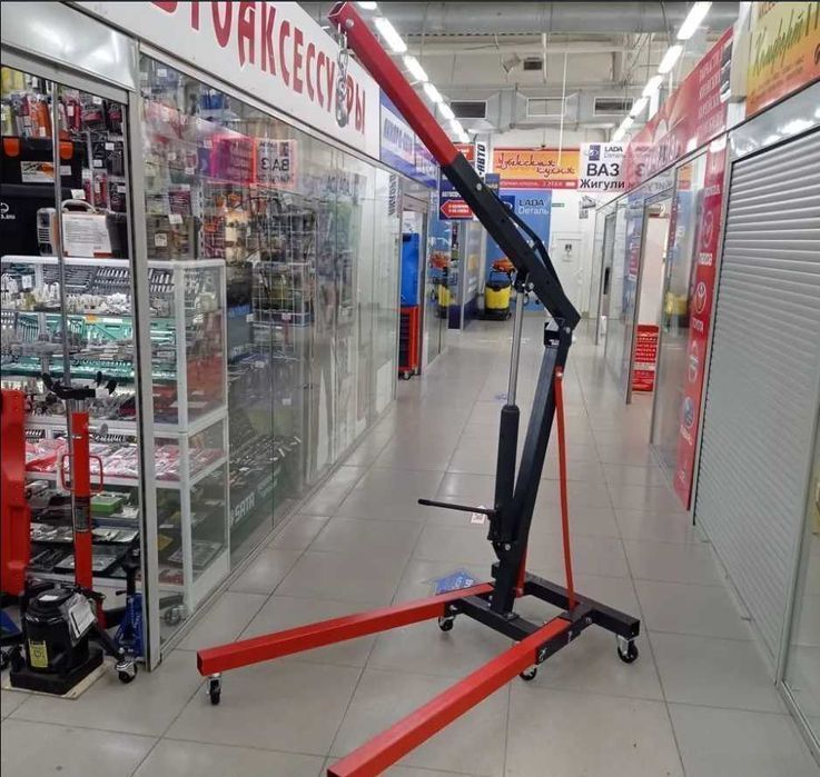 Кран для снятия двигателей RF-F31002X ROCKFORCE 2 т подкатной