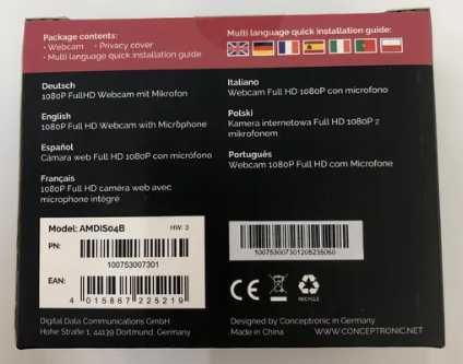 Webcam AMDIS CONCEPTRONIC