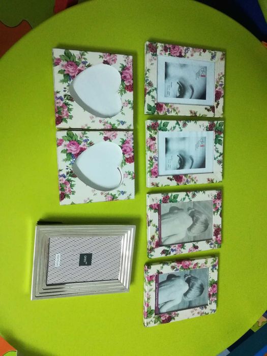 Molduras, lote de 5 molduras 10cm por 15cm