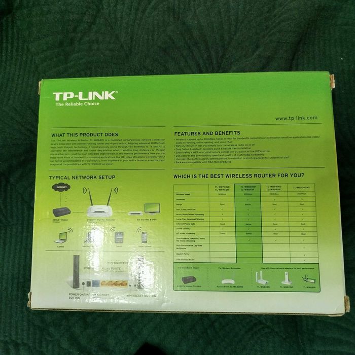 Router TP-LINK 300 Mbps TL-WR841N