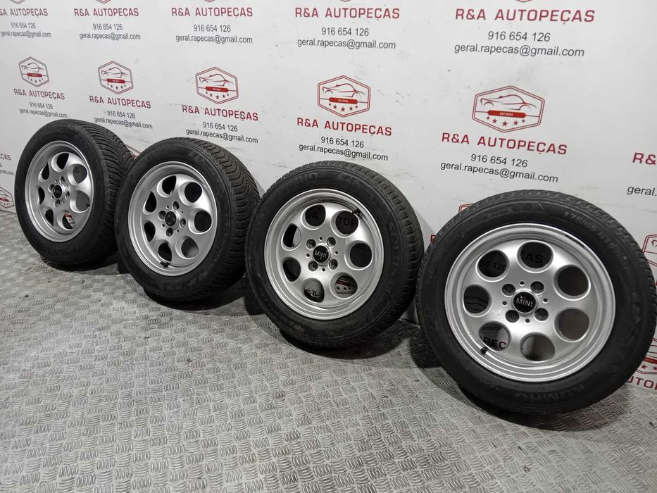 Conjunto Jantes Mini R50 R52 R53 15 Polegadas 2001 a 2008 Originais
