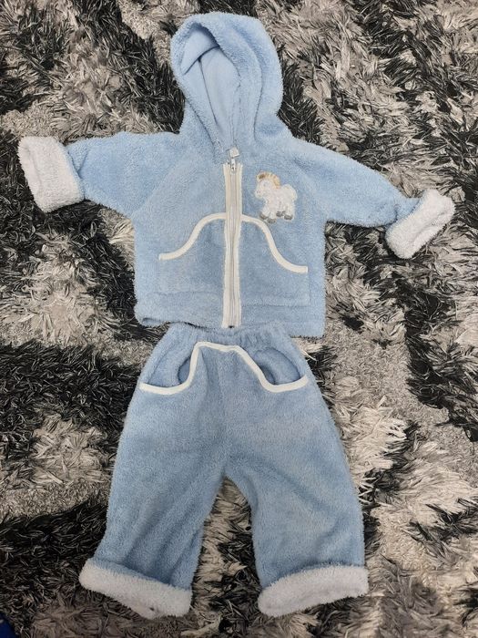 Пижама. домашний костюм. человечек .тёплый 1-3 года