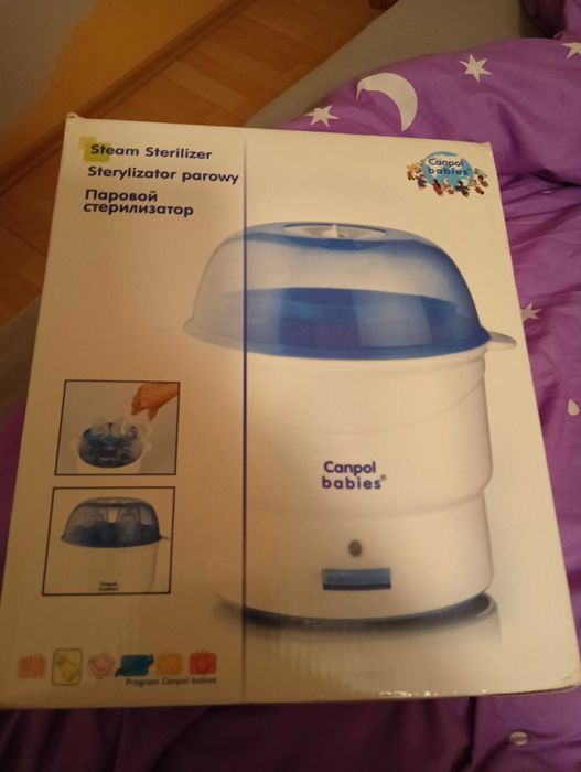 Sterylizator CANPOL BABIES na 6 butelek elektryczny