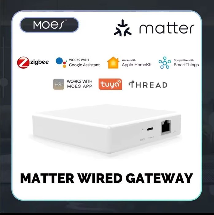 Шлюз Moes Matter Geteway. ZigBee 3.0