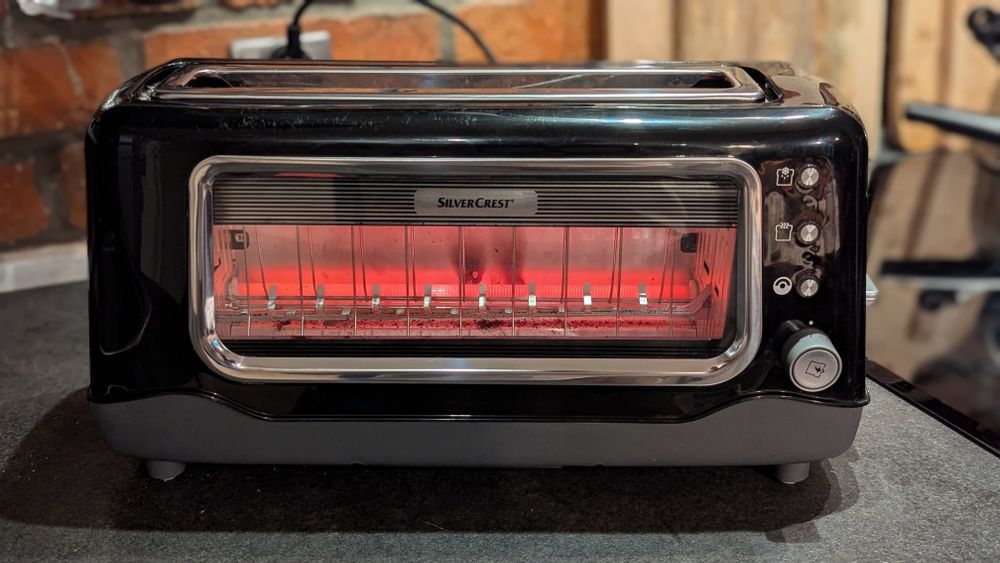 Toster SilverCrest SLTG 1100 A1 • 1100 W • Podgląd przez szybkę